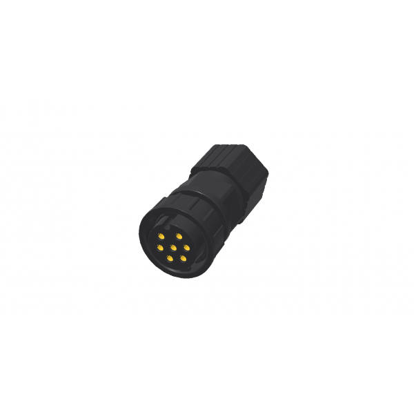 Straight Plug BACC63 Series 22-19 Circular Connector 19 Contacts Bayonet Crimp Socket BACC63CB22-19S10